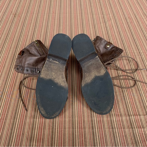 STEVE MADDEN leather Parto brown combat boots Size 8.5 - Picture 7 of 16